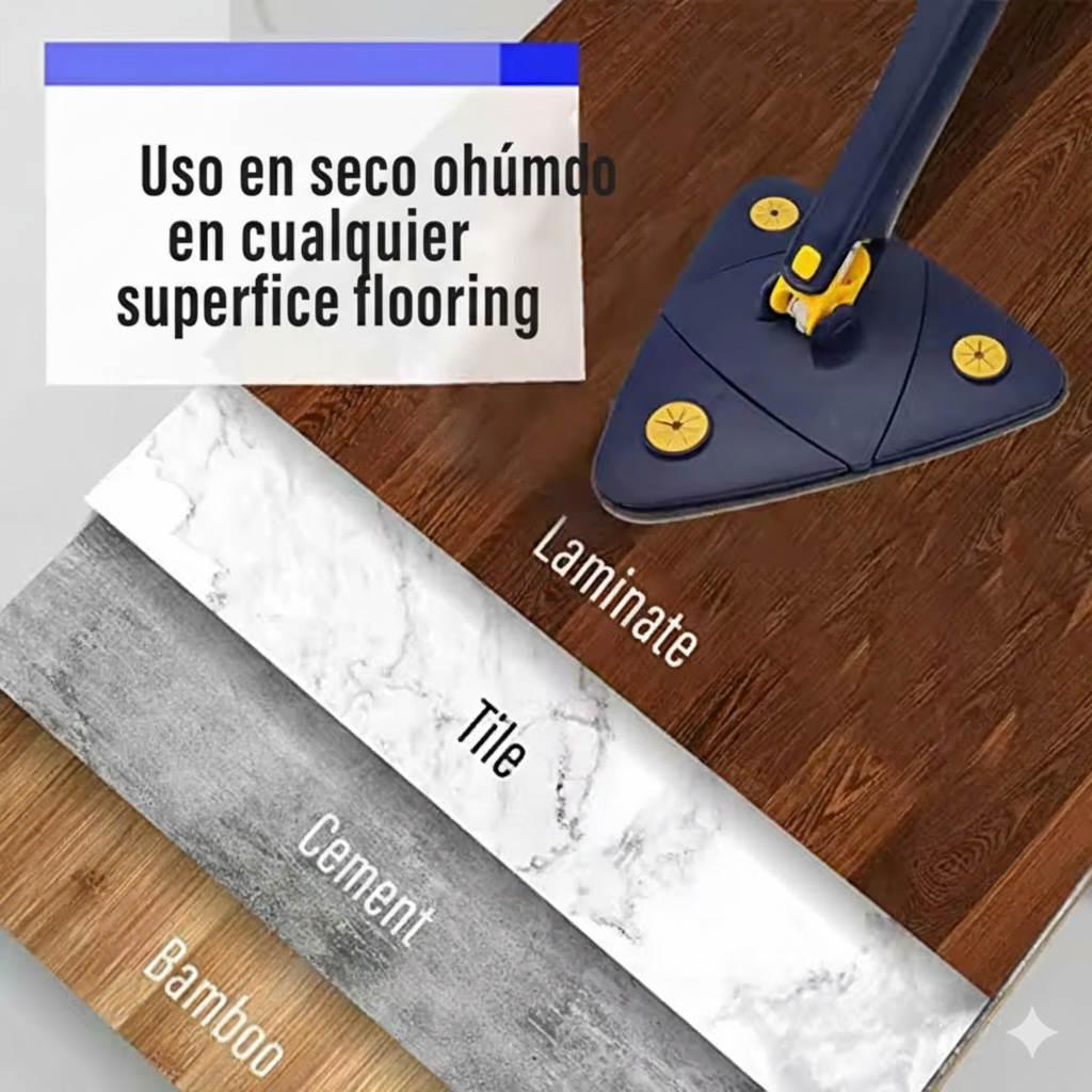 Fregona de Limpieza telescópica 360 + 3 Refis