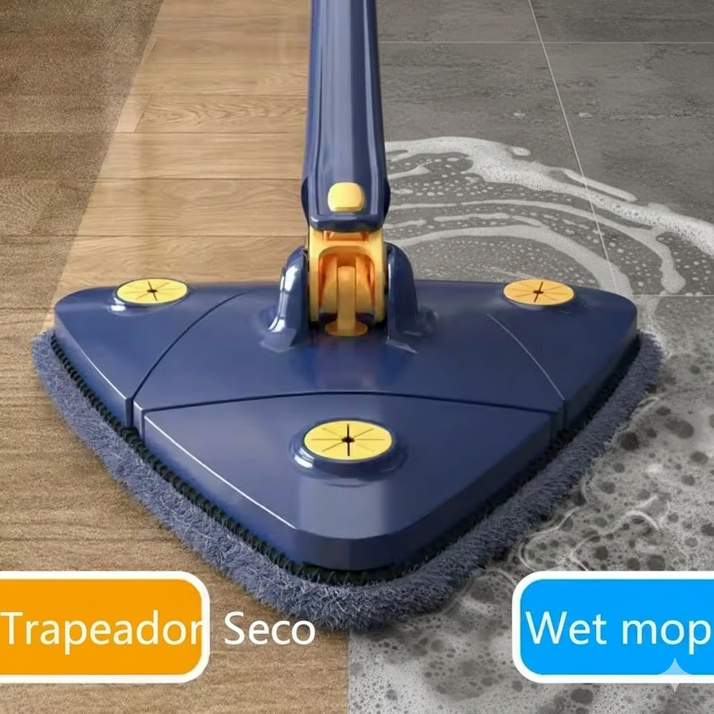 Fregona de Limpieza telescópica 360 + 3 Refis