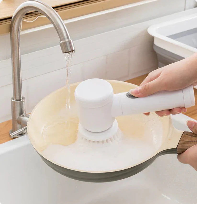 Cepillo 5 en 1 + Soporte de pared sin agujeros