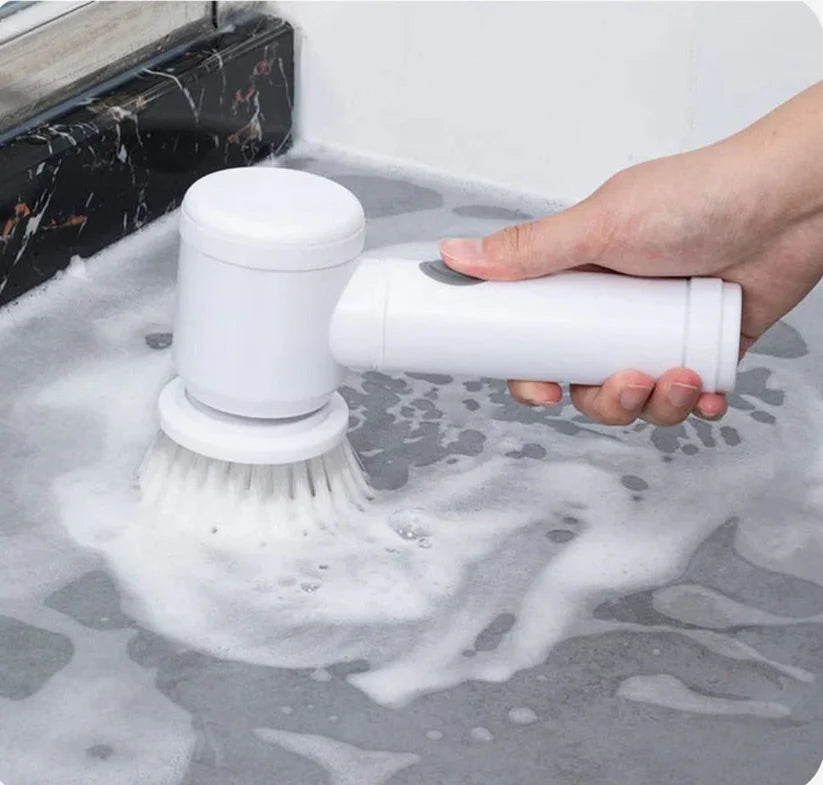 Cepillo 5 en 1 + Soporte de pared sin agujeros