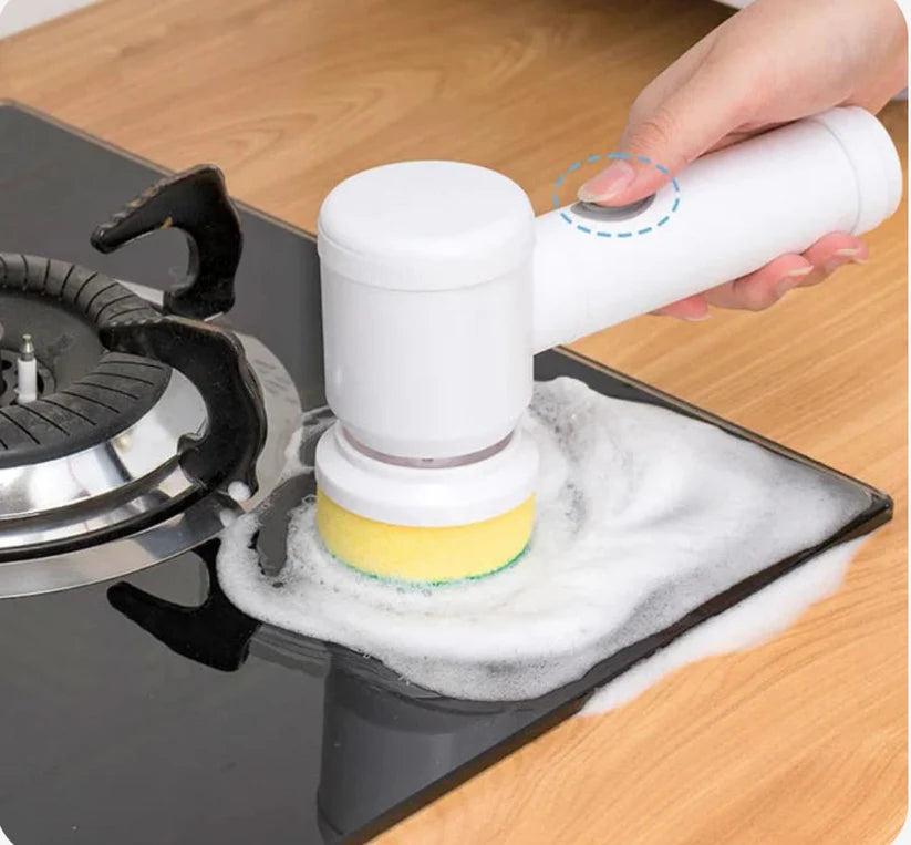 Cepillo 5 en 1 + Soporte de pared sin agujeros